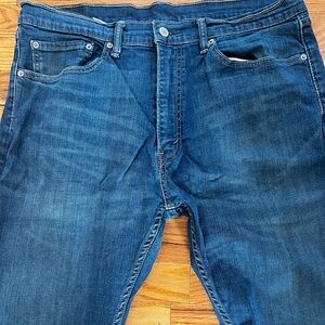 Levi's Dark Blue Straight Jeans